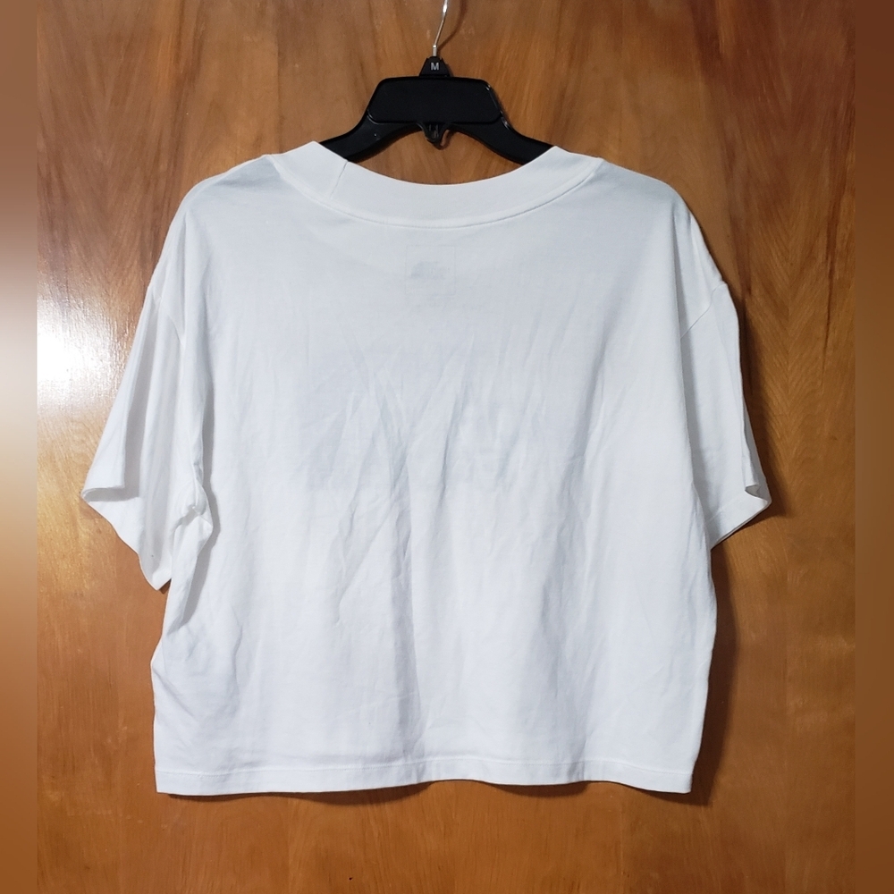The North Face Womens White Crop Tee Shirt Large - Picture 3 of 9